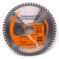Tradesman Line TCT Circular Saw Blade 185mm 60 Teeth 